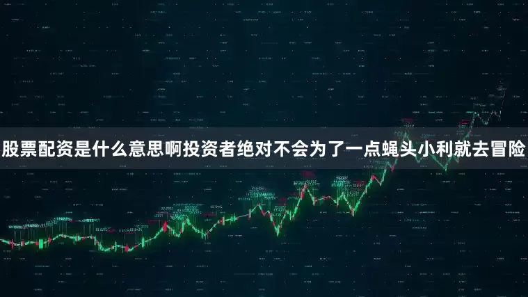 股票配资是什么意思啊投资者绝对不会为了一点蝇头小利就去冒险